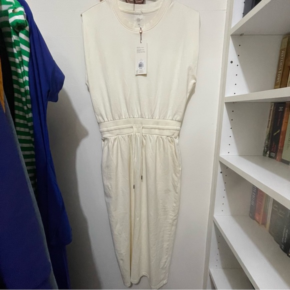 CALIA Women's Extended Shoulder Midi Dress - Picture 2 of 3